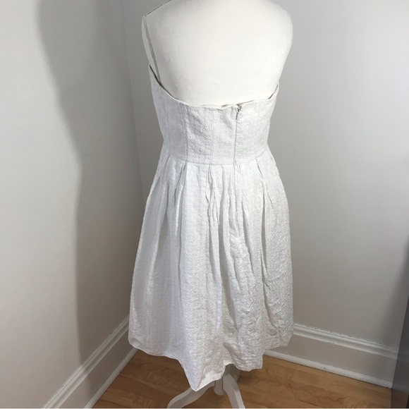 Calvin Klein White Lace Strapless Dress - Picture 9 of 12